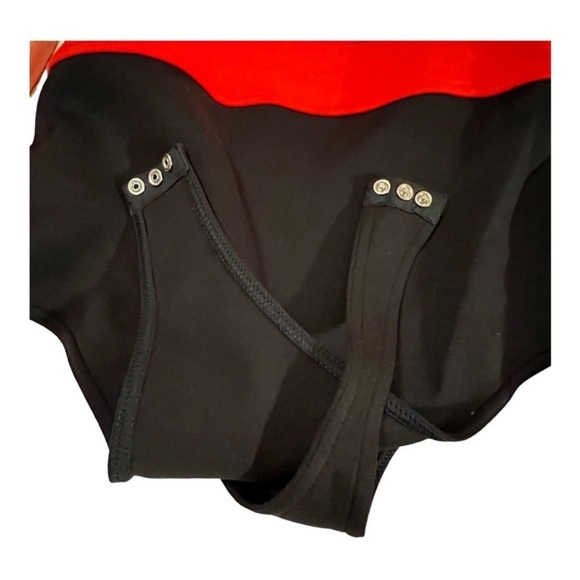 Proenza Schouler Colorblock White Label Jersey Bodysuit L Long sleeve Luxury - Picture 10 of 16